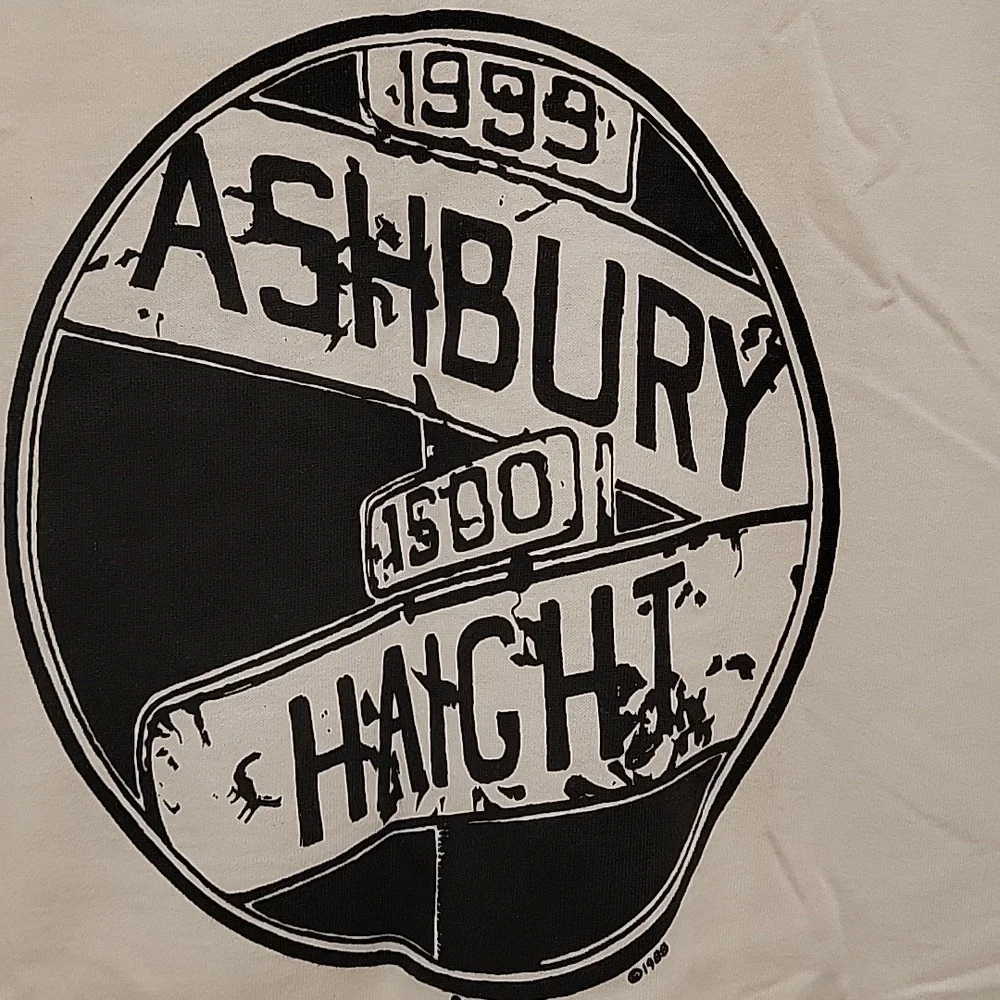 Haight Ashbury White Graphic T-Shirt Size Large NWOT - Picture 2 of 5